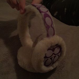 Coach earmuffs never worn